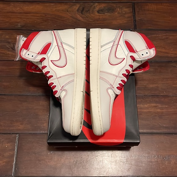 Air Jordan 1 Retro Phantom Gym Red - Picture 3 of 7